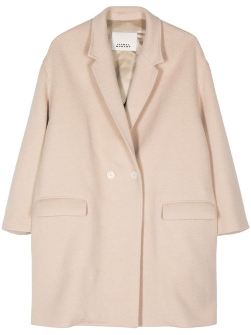 Ecru virgin wool coat Isabel Marant | MA0030FFB3D03I90BE